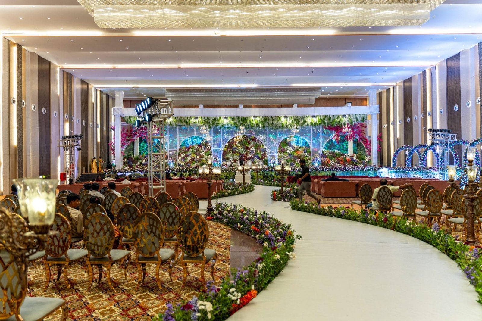 Gayatri Grand, set for a reception